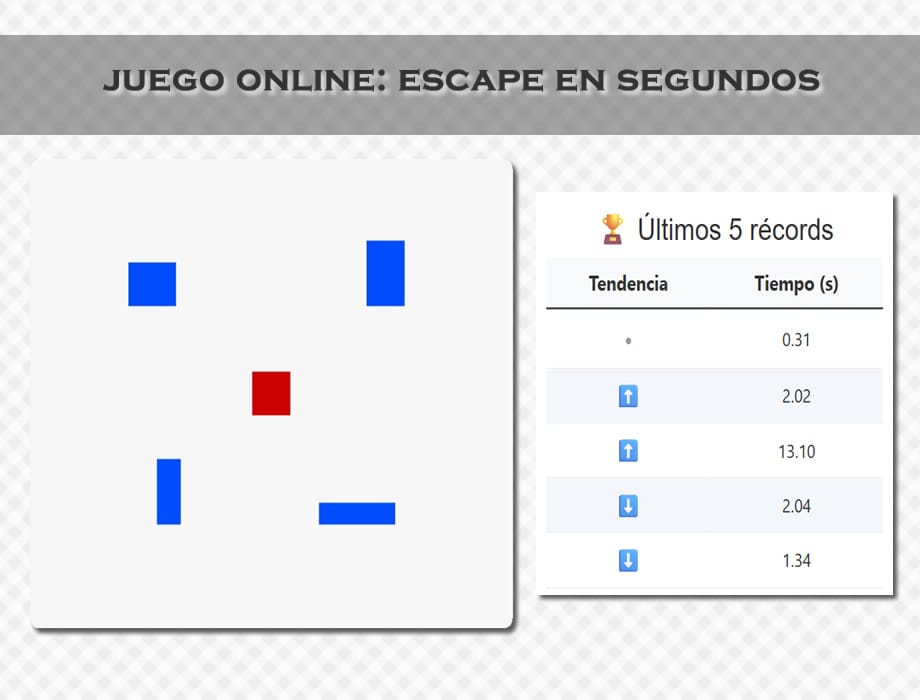 Juego Online: Escape en Segundos