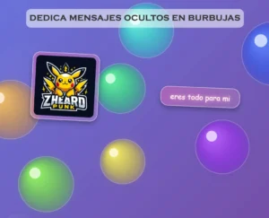 Crea Dedicatoria Romántica con mensajes y burbujas.💕