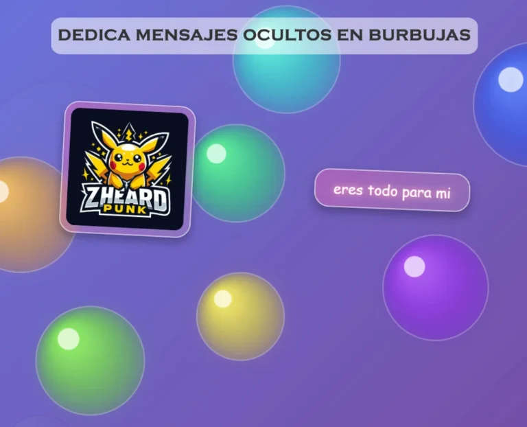 Crear dedicatoria con mensajes en burbujas