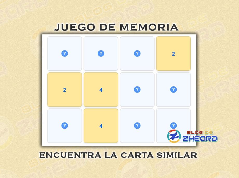 Juego Online: Encuentra la carta duplicada